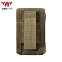 Pochettes boussole personnalisées Coyote Tan Petite pochette utilitaire tactique Molle Boucle de dégagement en nylon Pochette de ceinture utilitaire