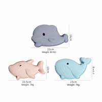 Moule à gâteau en silicone en forme de requin, baleine, dauphin, qualité alimentaire, antiadhésif, pour mousse, plateau de cuisson