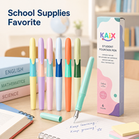 KAIX - Pluma Estilográfica Personalizada al por Mayor, OEM, Artículos de Papelería, Pluma Estilográfica de Lujo Promocional con Puntas de Acero Inoxidable para la Escuela y la Oficina