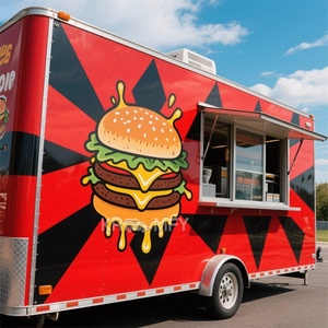 Oem Mobile Fast Winery <b>Bbq</b> Kitchen Pizza Trucks Street Hot Dog Simple <b>Design</b> Cart Snack Food Truck - Product Image 5