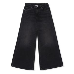 Jeans Femme Baggy Taille Basse Coupe Large Noir Délavé Style Boyfriend Y2K Décontracté Sexy – Vente en Gros OEM pour Marques de Mode - Product Image 5