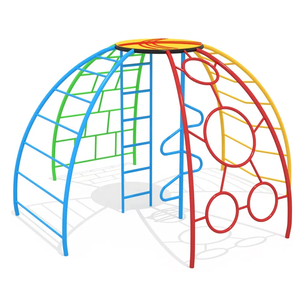 Tùy chỉnh trẻ em của leo núi ngoài trời khung đầy màu sắc Slide Vật Lý Đào tạo sân chơi thiết bị công viên giải trí công viên bán