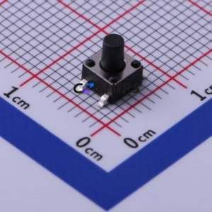 TS-1109S-B-F Tactile Switch SMD-4P,4.5x4.5mm Switch Single Pole Single Throw Round Button 1.6N Vertical Mount - Product Image 1