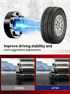 Entretoises de roue de 2 pouces 5x5 pour <span class=keywords><strong>Jeep</strong></span> Wrangler JL Grand <span class=keywords><strong>Cherokee</strong></span> WK2 WL Gladiator JT Durango 2018-2024, goujons 14x1.5, 71.5mm - Product Image 5