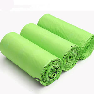 Compostaje compostable biodegradable PLA bolsa de basura de almidón de maíz rollo de embalaje de residuos bolsas de basura pueden revestimientos para la cocina de la oficina en casa - Product Image 5