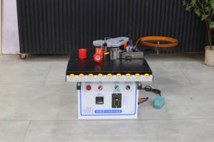 Mini Edge Banding Machine Handbuch Fuß pedal 6-60mm gerade und gebogene Platten kanten verarbeitung - Product Image 5