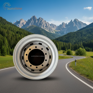 جنوط عجلات 13×22.5 بوصة مصنعة حسب الطلب، جنوط فولاذية ثقيلة بدون أنابيب مقاس 22.5 بوصة، جنوط شاحنات 13.00×22.5 لإطارات 425/65R22.5 - Product Image 1