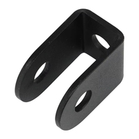 Fabrication sur mesure de tôles métalliques, support mural personnalisé en forme de U, supports en acier inoxydable et en aluminium