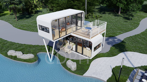 Diseño de Restaurante Móvil Comercial, Casa Prefabricada de Acero Tipo Apple, <span class=keywords><strong>Bar</strong></span> y Cafetería de Playa para Uso <span class=keywords><strong>en</strong></span> Exteriores, para Hoteles y Oficinas - Product Image 6