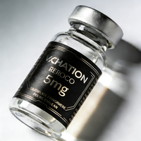 Étiquettes personnalisées pour flacons de 10 ml et 5 ml, double couche, poudre de peptides, étiquettes autocollantes pour flacons de 10 ml et 5 ml