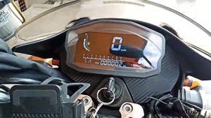 Instrument de moto personnalisé avec écran LCD couleur, compteur de vitesse, tachymètre, jauge de température de l'eau, jauge de carburant, odomètre et fonction de vitesse ABS - Product Image 2