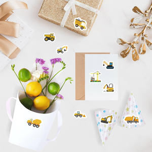 Rollo de 500 Etiquetas Adhesivas Reutilizables a Prueba de Agua para Vehículos de Construcción, Etiquetas de Recompensa para Niños, Etiquetas de Embalaje - Product Image 5