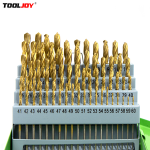 60 cái khoan <span class=keywords><strong>bit</strong></span> nhà máy HSS Titan mạ màu xanh lá cây/Đen/Xám khoan <span class=keywords><strong>Bit</strong></span> <span class=keywords><strong>Set</strong></span> Box cho sử dụng chuyên nghiệp - Product Image 2