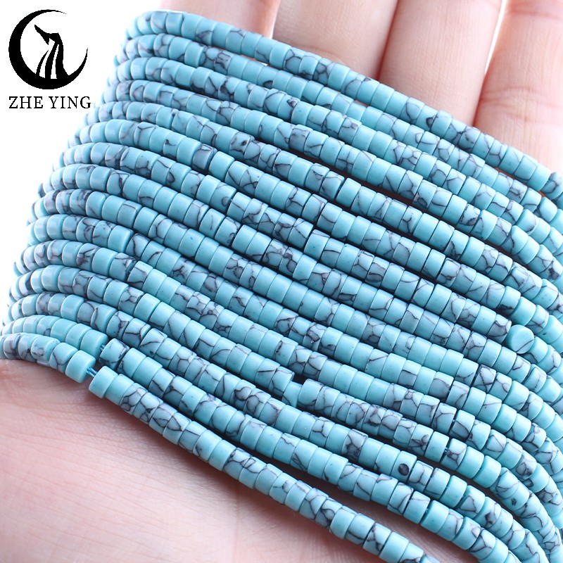 6. Ligne noire synthétique turquoise