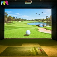 Projecteur de golf interactif Mayeter 1920*1200 Full HD pour simulateur de golf en salle