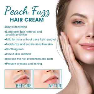 Crema Depilatoria Herbal JAYSUING para Rostro, Labios y Vello Corporal para Mujeres y Hombres, Aroma a Aloe, Depilación Permanente para el Rostro - Product Image 6