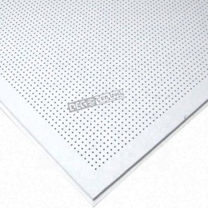 Factory Gypsum Ceiling Tiles 600x600mm Absorbing Board Acoustic Ceilings for Suspended Perforated and Suspension <strong>Metal</strong> <strong>Grid</strong> - Product Image 1
