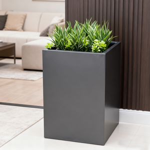 Vaso de Flores Personalizável em Aço Inoxidável - Grande Tamanho para Paisagismo Municipal/Comercial - Product Image 4