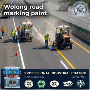 <span class=keywords><strong>Peinture</strong></span> de marquage routier Wolong à séchage rapide, résistante à l'usure, brillante, pour revêtement de lignes de circulation pour parking, stade, sol d'usine - Product Image 1