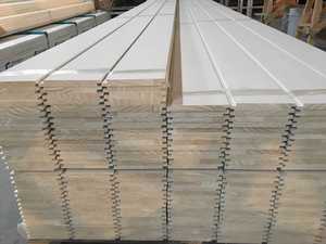 Pannelli a Doghe <span class=keywords><strong>in</strong></span> Pino Bianco Preverniciato per Pareti, <span class=keywords><strong>Vendita</strong></span> Calda 2024 - Product Image 4