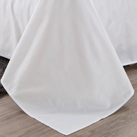 Ensemble de literie de luxe 100 % coton pour hôtel, couvre-lit, drap, vente en gros, personnalisé