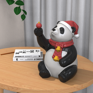 โถใส่ขนมเซรามิกรูปหน้า<span class=keywords><strong>แพนด้า</strong></span> <span class=keywords><strong>ด</strong></span>ีไซน์เฉพาะ ผลิตตามสั่ง เป็นมิตรต่อสิ่งแวดล้อม สำหรับจั<span class=keywords><strong>ด</strong></span>เก็บในครัว ตกแต่งบ้านอย่างมีศิลปะ ขายส่ง รับออเ<span class=keywords><strong>ด</strong></span>อร์จำนวนมาก - Product Image 4