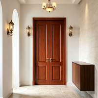 Portes intérieures modernes en MDF insonorisées, finition couleur personnalisée, écologiques, pour chambre à coucher, villa, aménagement intérieur, projet Canada