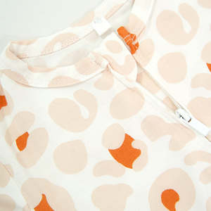 Bebé recién nacido Onesie Pijamas de bambú Ropa de bebé de algodón orgánico Venta al por mayor Mamelucos de primavera y otoño con <span class=keywords><strong>cremallera</strong></span> - Product Image 5