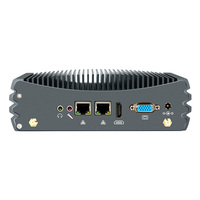 Mini PC Industrial Windows 7, Intel Core I3 10110U, Sin Ventilador, DDR4, Doble LAN, 2 Puertos RS232 COM, Computadora Robusta Integrada en Caja