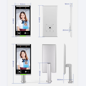 ระบบควบคุมการเข้าออกด้วยลายนิ้วมือแบบหน้าจอสัมผัส ใช้เทคโนโลยี Eigenfaces สำหรับการจดจำที่แม่นยำ เครื่องบันทึกเวลาเข้าออกด้วยการจดจำใบหน้าขนาด <span class=keywords><strong>10</strong></span>.1 นิ้ว - Product Image 5