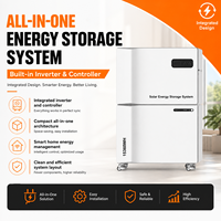 Système de stockage d'énergie hybride LiFePO4 5,12 kWh à prix d'usine, compatible CAN pour onduleur solaire, application de sauvegarde domestique et commerciale