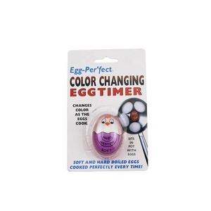 Minuterie de changement de couleur des œufs, délicieux, doux, durs, cuisson des œufs, cuisine, résine écologique, minuterie des œufs, outils de minuterie rouge - Product Image 3