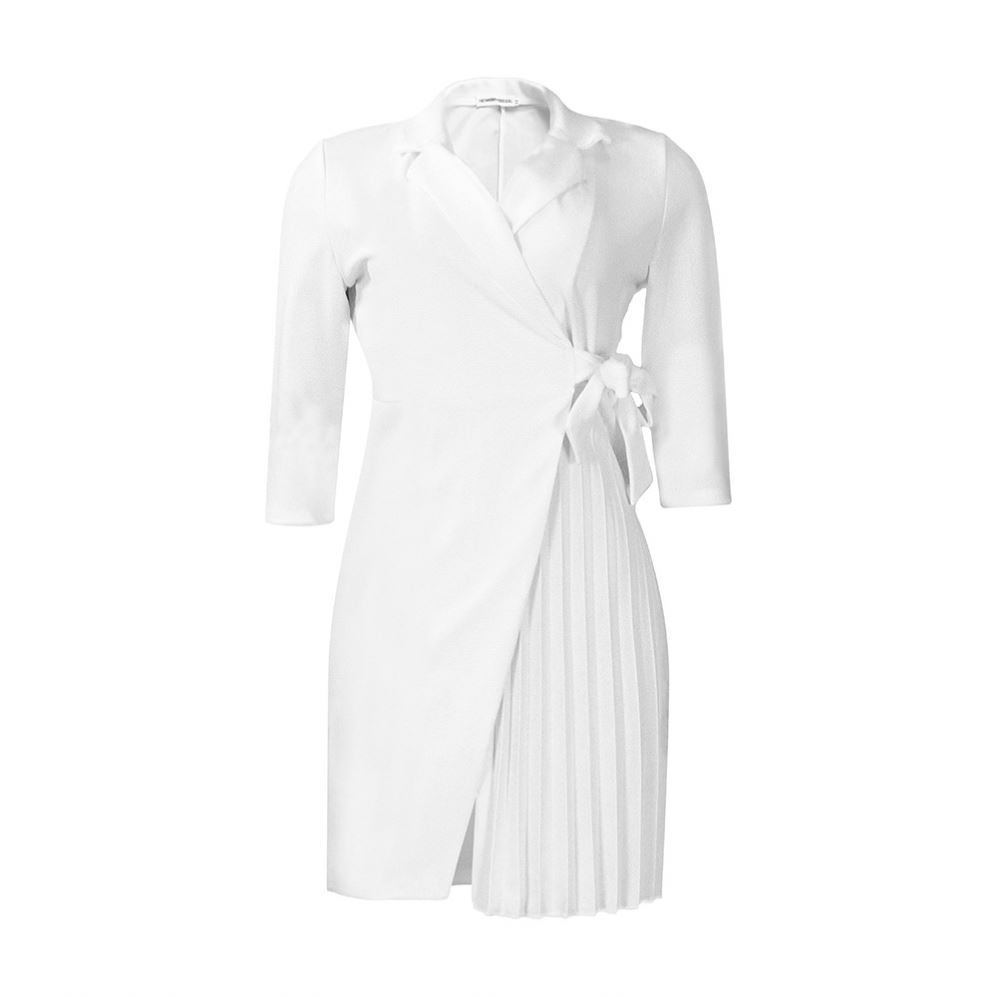 Women's Spring New Long Sleeve Blazer Dress Night Club Pleated Floor-Length  Chiffon Dress| Alibaba.com