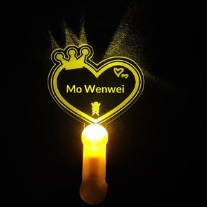 Letreros Luminosos Acrílicos LED Intermitentes, Barras Luminosas para <span class=keywords><strong>Conciertos</strong></span>, Accesorios de Animación, Formas de Corazón/Estrella/Planeta/Caca, para Interiores, Graduaciones, Ramadán - Product Image 1