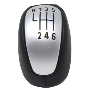 Renault Laguna 3 Mk3 Gear <b>Shift</b> <b>Knob</b> 6 Speed Leather Ergonomic Car Accessory - Product Image 2