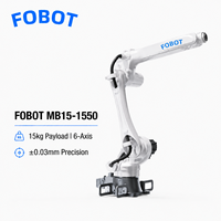 Robot Industrial de 6 Ejes FOBOT MB15-1550, Carga Útil de 15 kg, Alcance de 1550 mm, Precisión de ±0.03 mm, Clasificación IP67