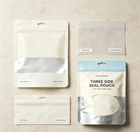 Sachet d'emballage Doypack personnalisé anti-odeur imprimé avec fermeture éclair, idéal pour poudres et snacks, à fond stable