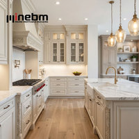 Lemari Dapur Gaya Shaker Usa, Siap Pakai, Bahan MDF, Finishing Cat