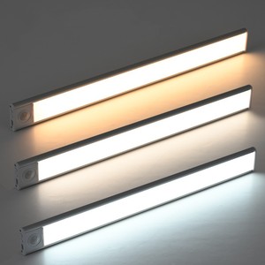 Lampe d'<span class=keywords><strong>armoire</strong></span> à LED moderne rechargeable par USB Lampe de nuit à capteur de mouvement PIR <span class=keywords><strong>sans</strong></span> <span class=keywords><strong>fil</strong></span> Éclairage mural <span class=keywords><strong>sous</strong></span> l'<span class=keywords><strong>armoire</strong></span> - Product Image 1