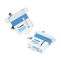 Servomoteur numérique sans noyau à couple élevé 10 kg, 7,4 V, engrenages en acier trempé, boîtier métallique, 0,12 s, 180 degrés, programmable PWM pour course RC