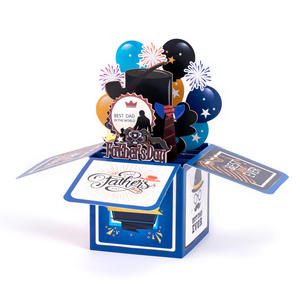 กล่องเครื่องมือวันพ่อมีความสุขทำมือ3D การ์ดอวยพรป๊อปอัพ - Product Image 1