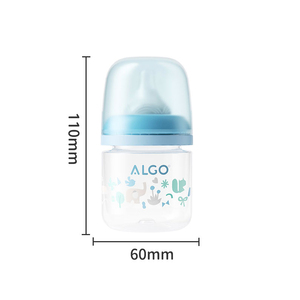 Biberón ALGO de 120 ml con Diseño de Dibujos Animados, Anti-Cólicos, para Recién Nacidos, Libre de BPA, de Grado Alimenticio, PP, Cuello Ancho, para Bebés de <span class=keywords><strong>0</strong></span> a 12 <span class=keywords><strong>Meses</strong></span> - Product Image 3