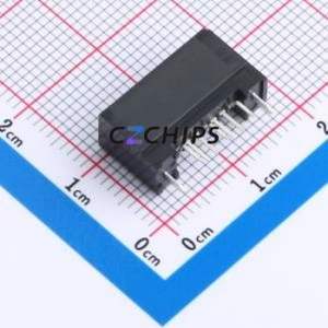 SATA-602-M07S1BY-A Hard Drive Connector (SAS/SATA/M.2) Through hole Component (THT) Connector SATA Female 7P Through Hole - Product Image 2