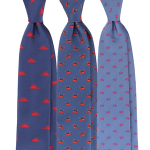 <span class=keywords><strong>Corbata</strong></span> Escolar Infantil de Poliéster con Estampado de Dinosaurios, Logotipo Personalizado, Marca Privada, <span class=keywords><strong>Corbata</strong></span> Juvenil con Diseño de Cangrejo - Product Image 3
