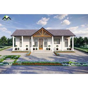 Villa préfabriquée de luxe de style campagnard anglais design industriel pour la vie intérieure et extérieure - Product Image 6