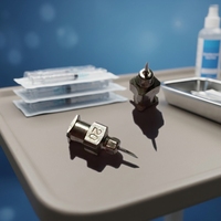 Aiguilles de vaccination et d'injection pour poissons et volailles, emballées individuellement, 18 G 5 MM Luer Lock, pour chiens et usage vétérinaire