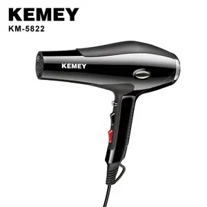 ¡Superventas! SALÓN DE KM-5822 KEMEY profesional, 3500W, alta potencia, barato, secador de pelo de lujo