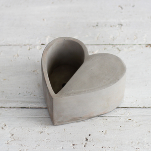 กระถางซีเมนต์อวบน้ำพร้อมช่องระบายน้ำ,รูปหัวใจสีสวยสไตล์สร้างสรรค์สำหรับตกแต่งสวนในบ้าน - Product Image 4