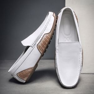 Mocasines de Moda de Alta Calidad para Hombre, Zapatos Casuales de Cuero, Talla Grande, Zapatos Planos Sin Cordones, Zapatos de Vestir para Hombre, Zapatos Formales de Negocios para el Trabajo - Product Image 1