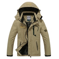 Automne et hiver extérieur grande taille veste à capuche personnalisé extérieur polaire épaissie coupe-vent chaud coupe-vent
